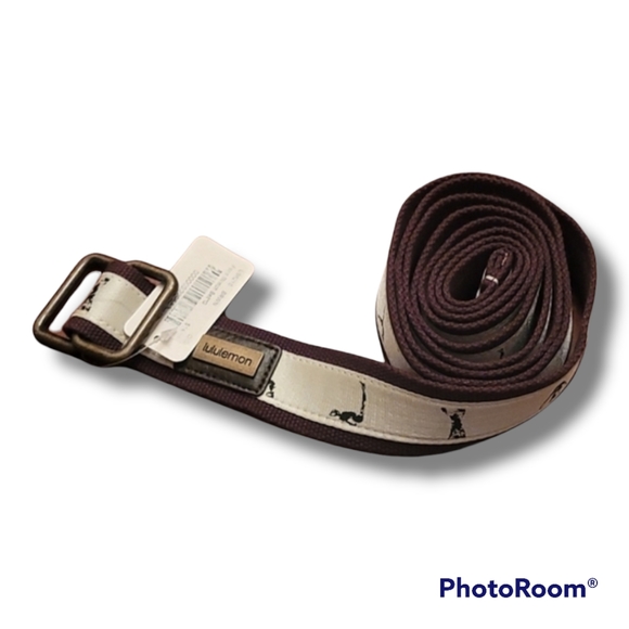 NWT Lululemon Brown Pose Stretch Belt - Picture 1 of 8